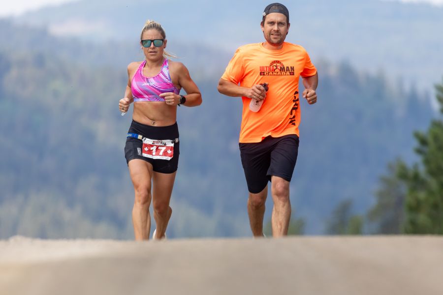 <who>Photo Credit: Gord Goble</who> Jen Annett during Sunday run