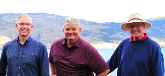 <who>Photo credit: Crush Dynamics</who>Crush Dynamics CEO Kirk Moir, left, co-founder and president Bill Broddy and head scientist Gary Strachan.