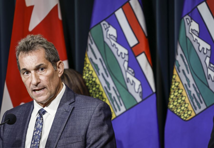 <who> Photo Credit: Canadian Press</who> Dr. Mark Joffe, Alberta chief medical officer of health