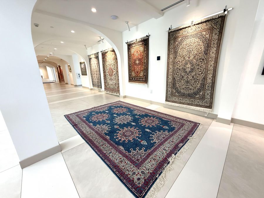 </who>The Persian rug gallery on the second floor.