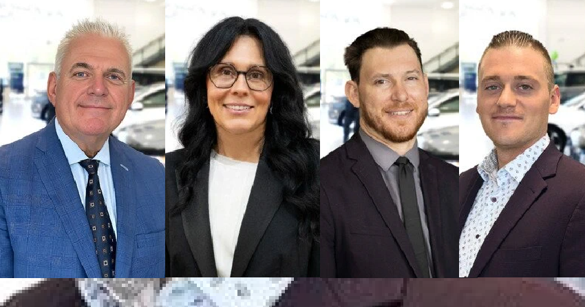 </who>Kelowna Hyundai is a true family business with, from left, John Kot as president, Trina Kot, co-owner, and their sons, Brandon and Jordan, vice-presidents.