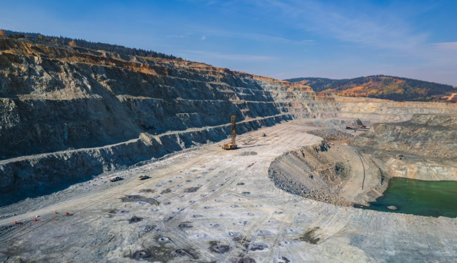 <who> Photo credit: X/Centerra Gold </who> The Mount Milligan site.