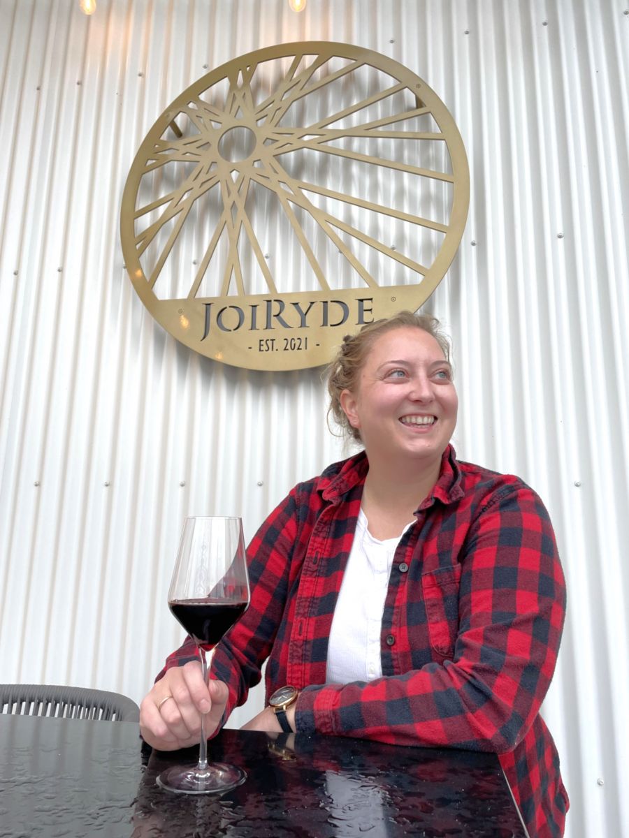 </who>JoiRyde winemaker Calli Bailey.
