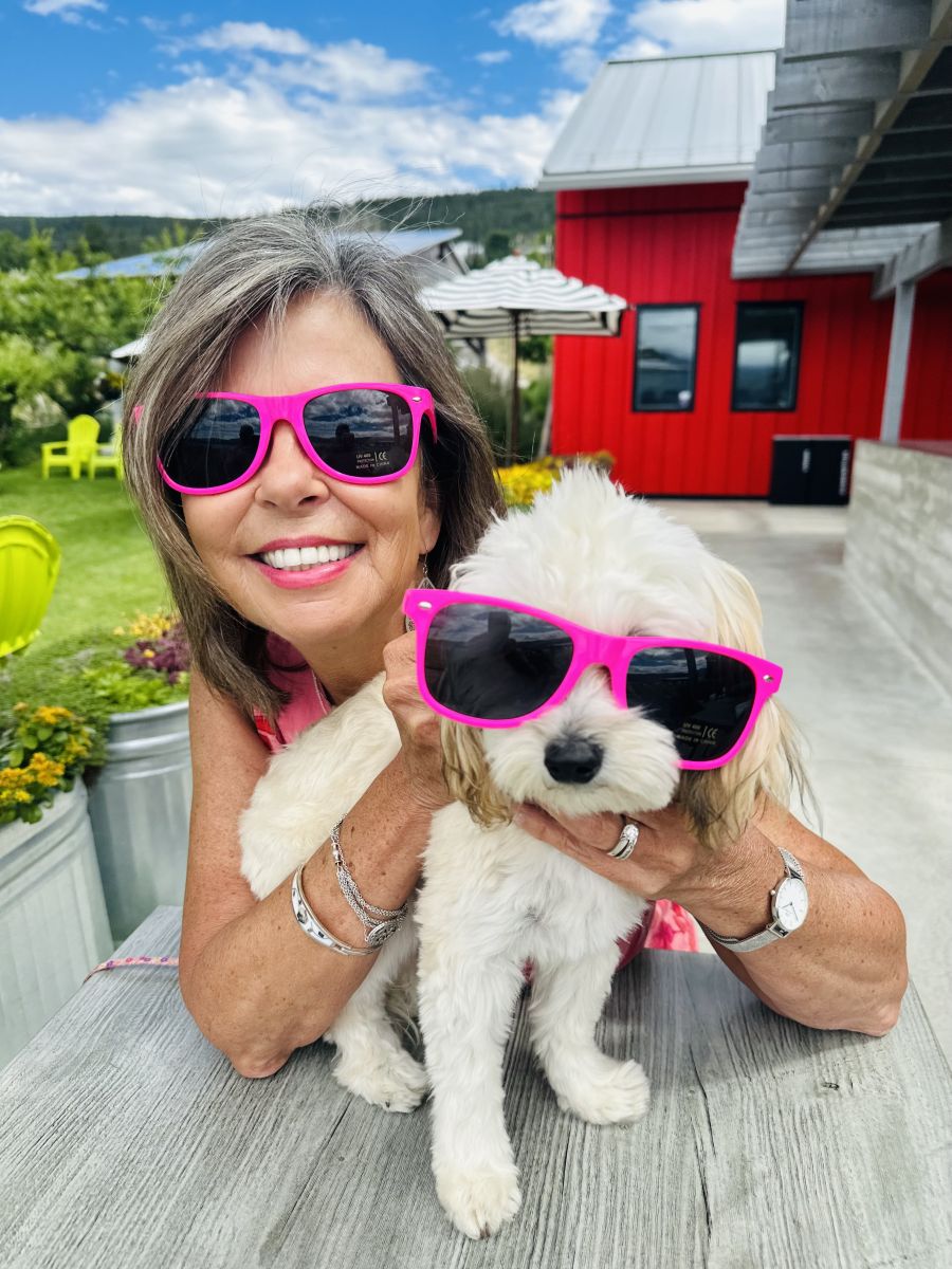 <who>Photo credit: Steve MacNaull/NowMedia Group</who>Joie Farm Winery provides the sunglasses for Instagram-worthy photos.