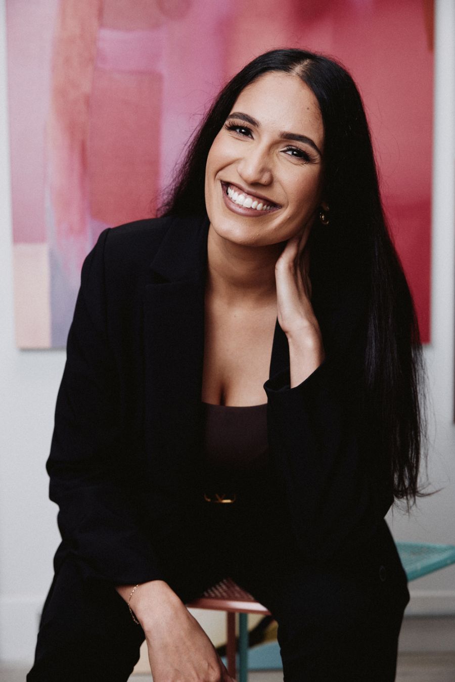 <who>Photo credit: Pooya Nabei</who>30 Under 30 winner Manpreet Dhaliwal, the winemaker at Kismet Estate Winery in Oliver.