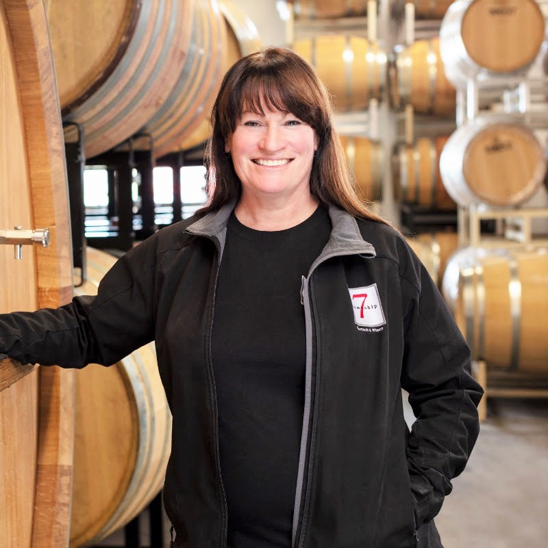 <who>Photo credit: Township 7 Winery</who>Mary McDermott is the winemaker at Township 7 on the Naramata Bench.