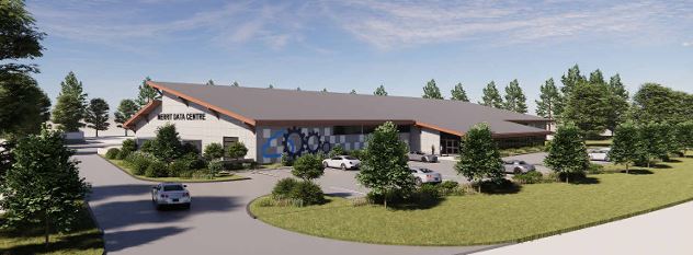 <who>Photo credit: Bell</who>The 5-acre AI factory is located adjacent to Merritt Municipal Airport.