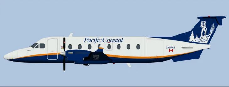 </who>Pacific Coastal uses the 19-seat Beechcraft 1900 on the Kelowna-Comox route.