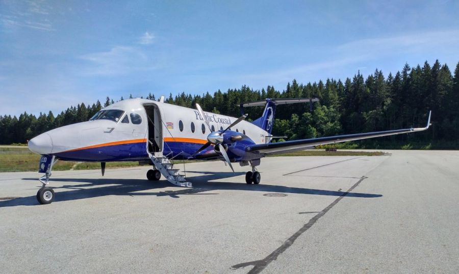 </who>Pacific Coastal Airlines started flying between Kelowna and Nanaimo in September 2023.
