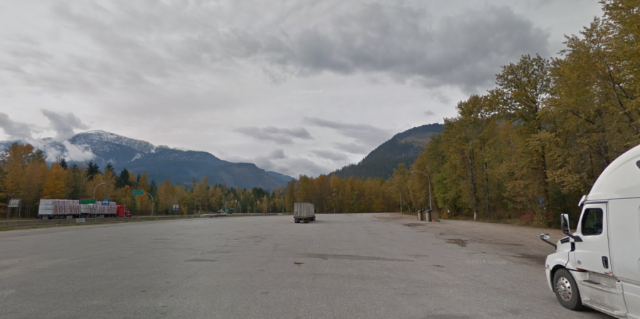 <who>Photo Credit: Google Streetview</who>Hwy 1 Columbia rest area in Revelstoke.