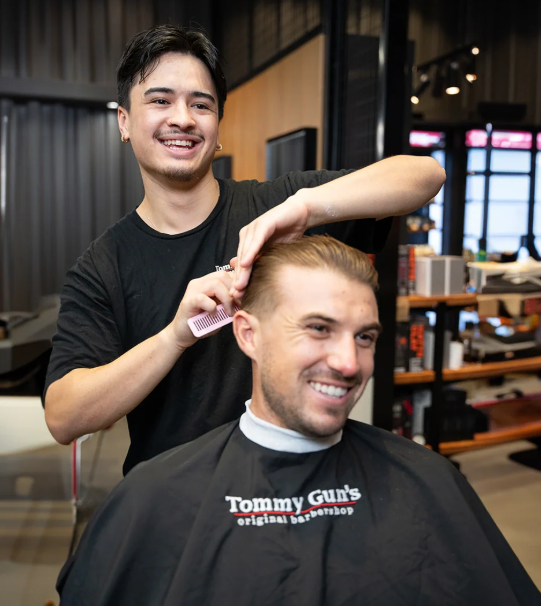 </who>Tommy Gun's Original Barbershop, which is Kelowna-based, has 90 franchises across the country and popped up at No. 43 on the top 100 list.