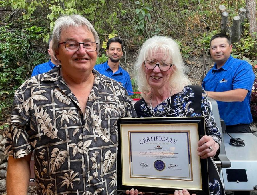 </who>Summerland couple Jim Klassen and Mirjana Komljemovic are now honorary customer service ambassadors with Napoleon Grills.