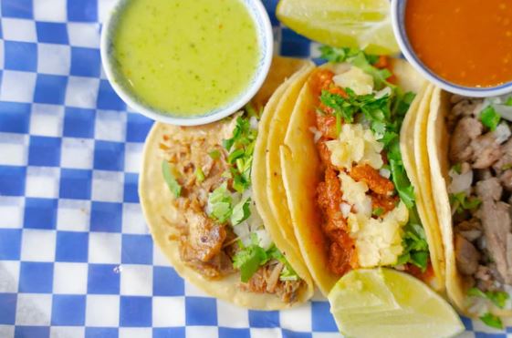 </who>Pulled pork and beef tacos at Tamm, above and below.