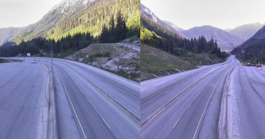 <who> Photo Credit: DriveBC</who> Box Canyon