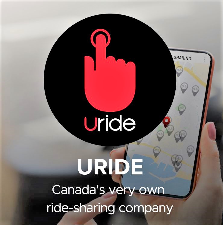 <who>Photo credit: Uride</who>Uride is a Canadian app-based ride-hailing service headquartered in Kelowna.