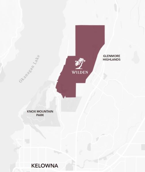 </who>Wilden covers 1,447 acres in the Glenmore Highlights between Okanagan Lake and Glenmore Road.