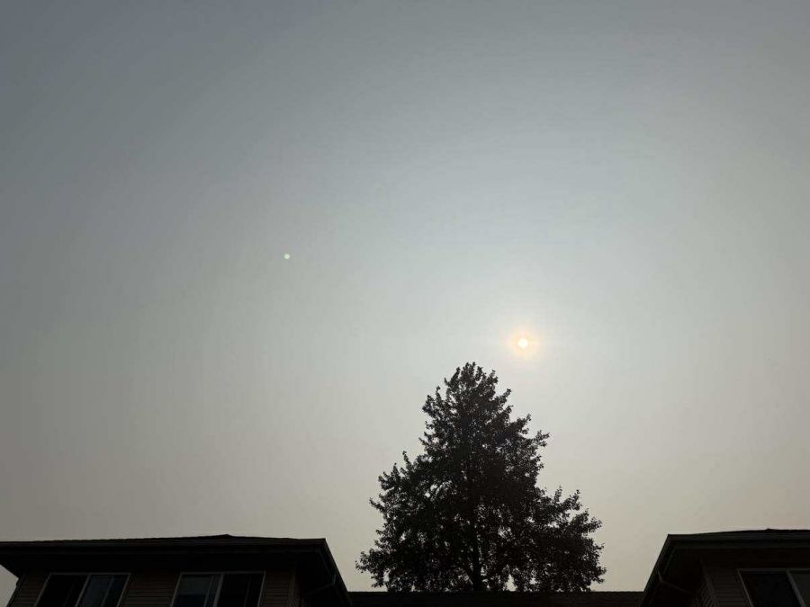 <who>Photo Credit: Contributed</who>The air quality in Squamish, BC, this afternoon.