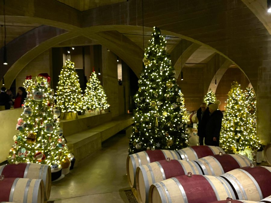 </who>More trees in the barrel cellar.