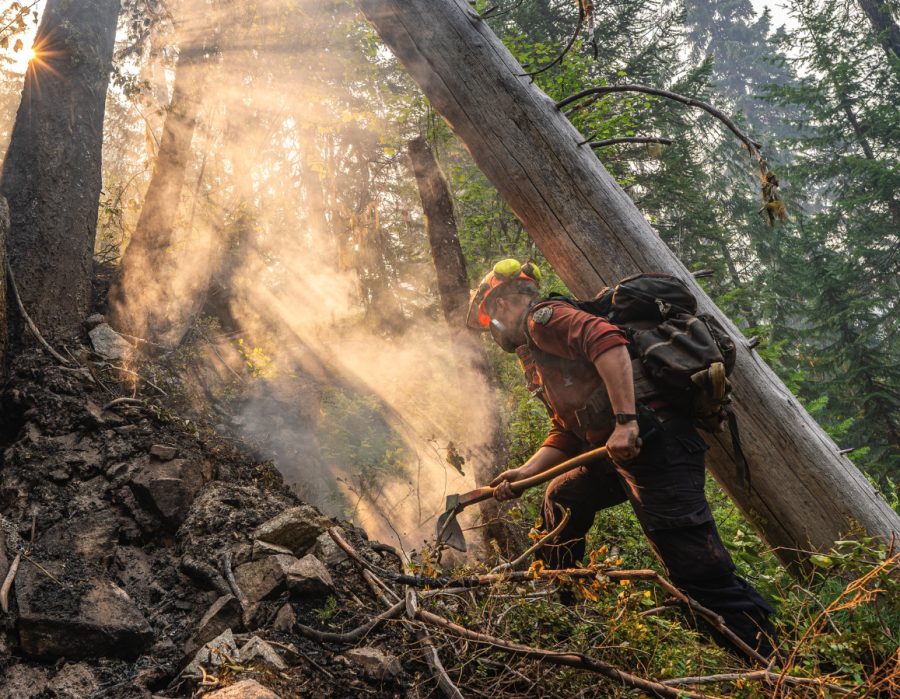 <who> Photo credit: BCWS </who> A file image from the BC Wildfire Service.