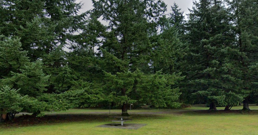 <who>Photo Credit: Google Streetview</who>A section of the large Central Park in Burnaby.