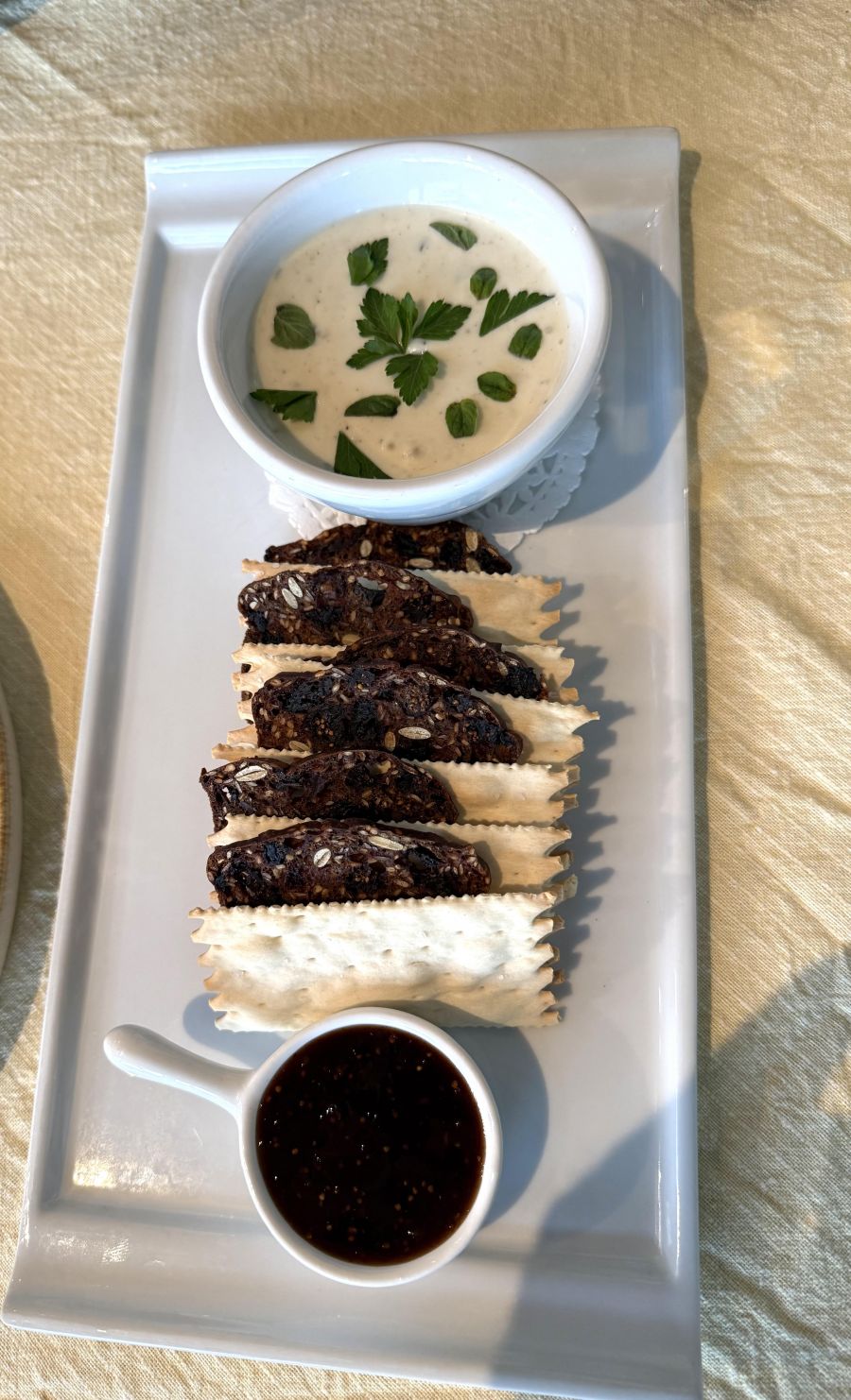</who>The feta dip.