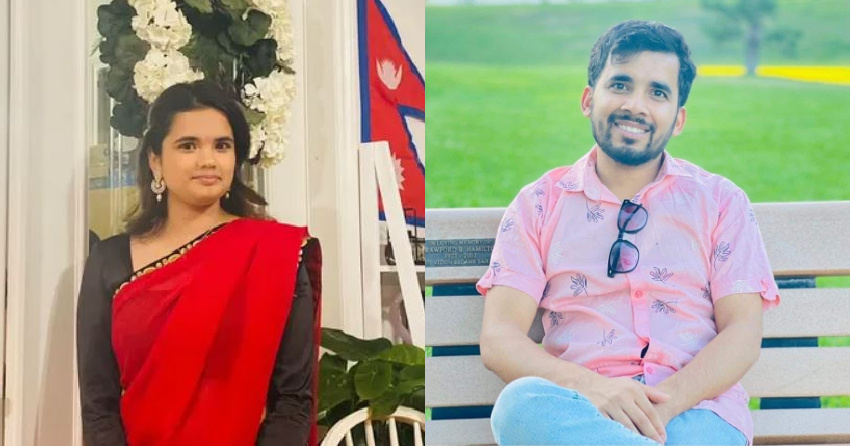 <who>Photo Credit: GoFundMe</who>Utsukta Adhikari (L) and Bikash Bhandary