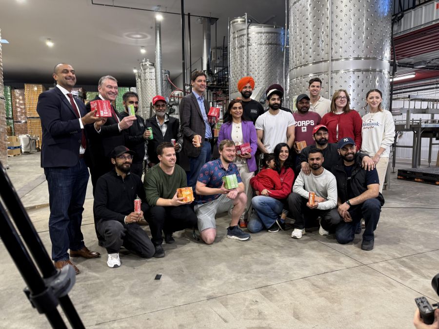 </who>Group shot after the news conference.