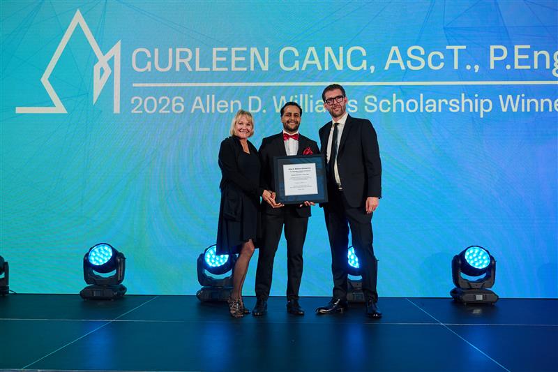 <who>Photo Credit: Okanagan College</who>OC alum Gurleen Gang is recognized as Canada’s Young Professional of the Year by the Association of Consulting Engineering Companies.
