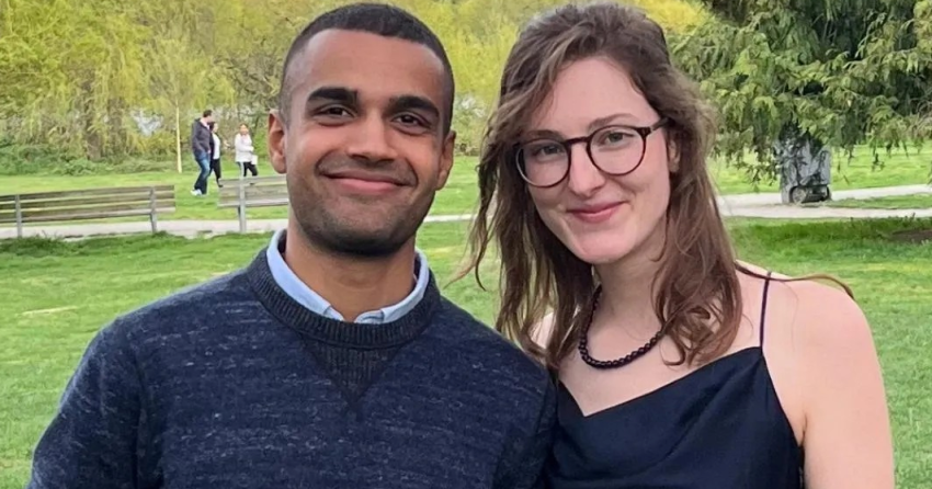 <who> Photo credit: Stop Zain's Deportation/Facebook</who>Zain Haq and his wife Sophia Papp.