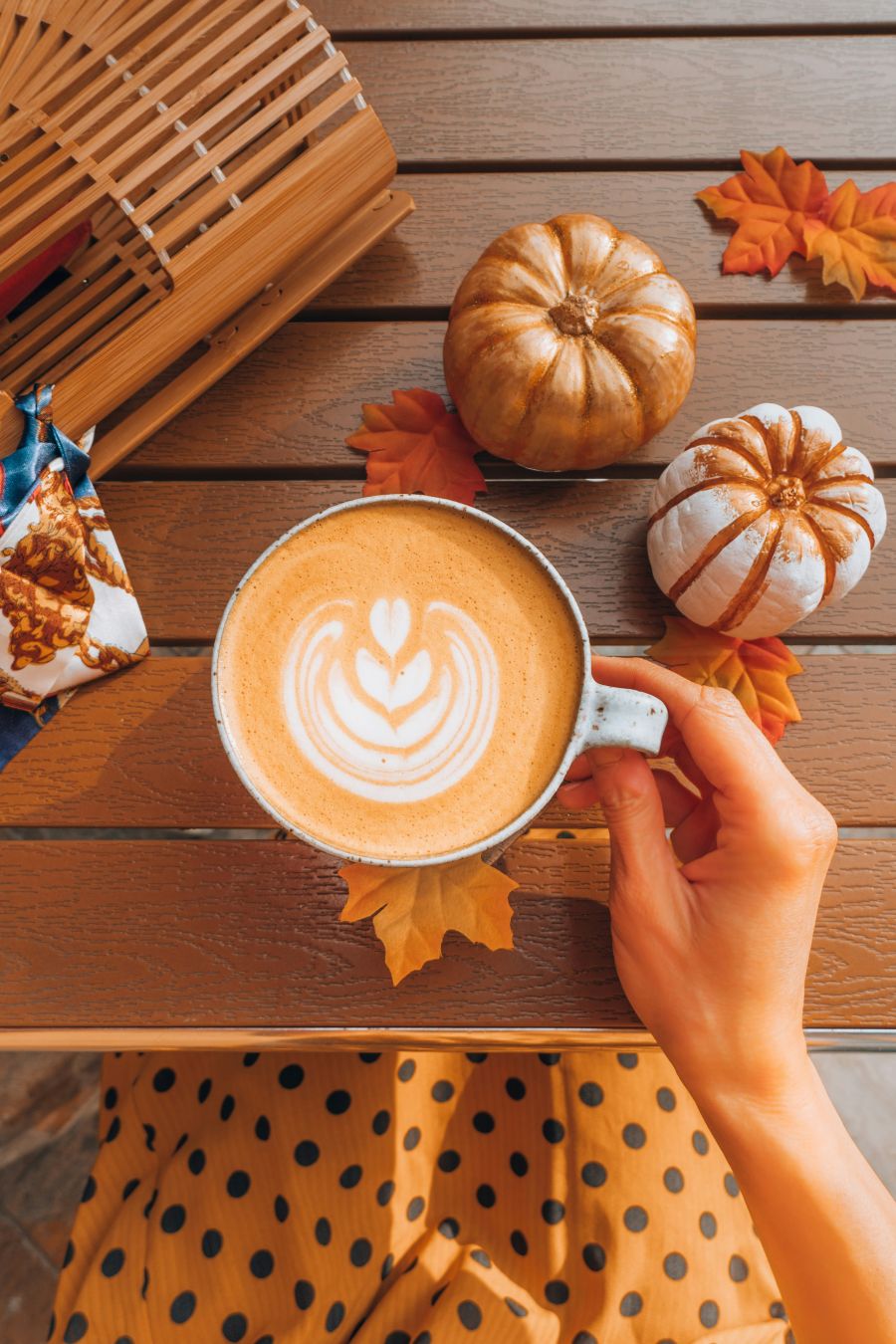 <who>Photo credit: Heidi Kaden</who>Does fall to you mean a pumpkin spice latte?