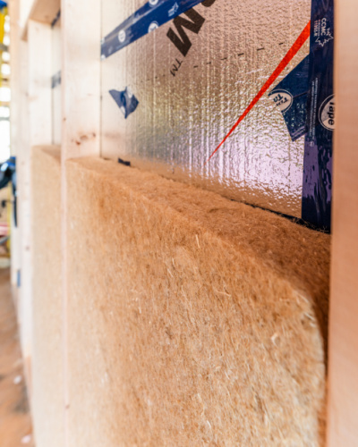 </who>For insulation, hemp is compressed into fibre sheets two inches thick.