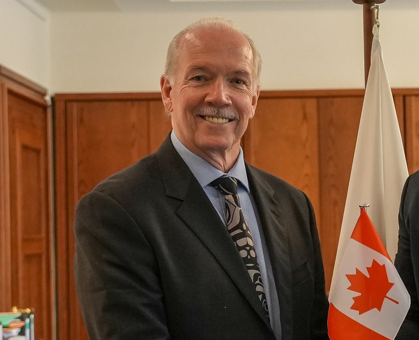<who>Photo Credit: Mario Voigt/X</who>John Horgan in April 2024.
