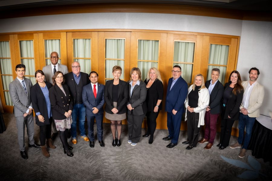 </who>The 2025 board of directors of the BC Hotel Association.