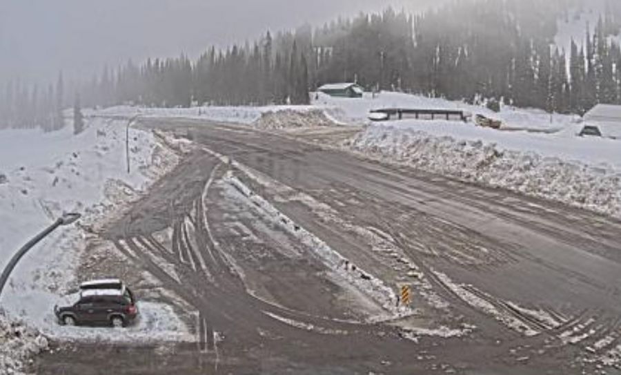 <who>Photo Credit: DriveBC</who>Hwy 3 at the Kootenay Pass.