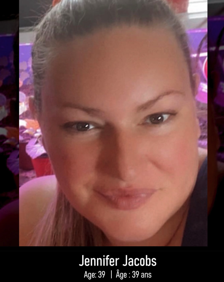 <who> Photo credit: RCMP </who> Jennifer Jacobs.