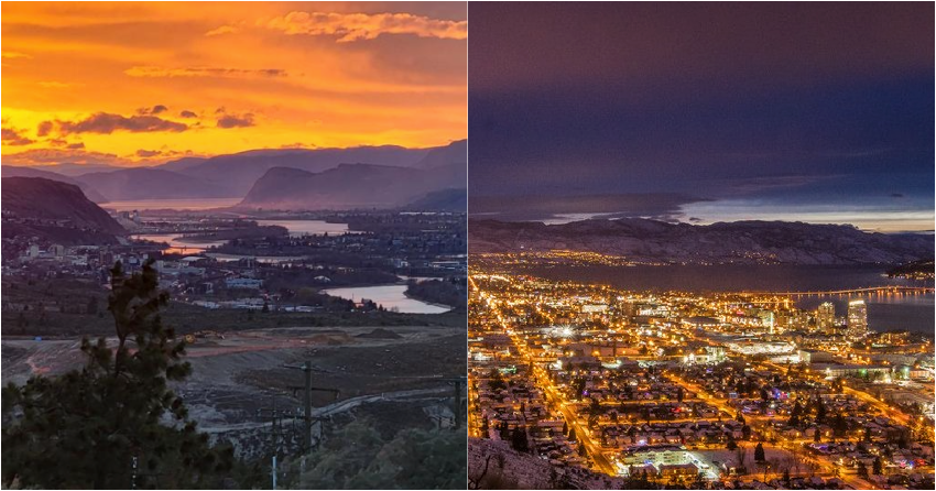 <who> Photo credit: City of Kamloops/City of Kelowna </who> Kamloops (left) has overtaken Kelowna (right) in the crime rate rankings.