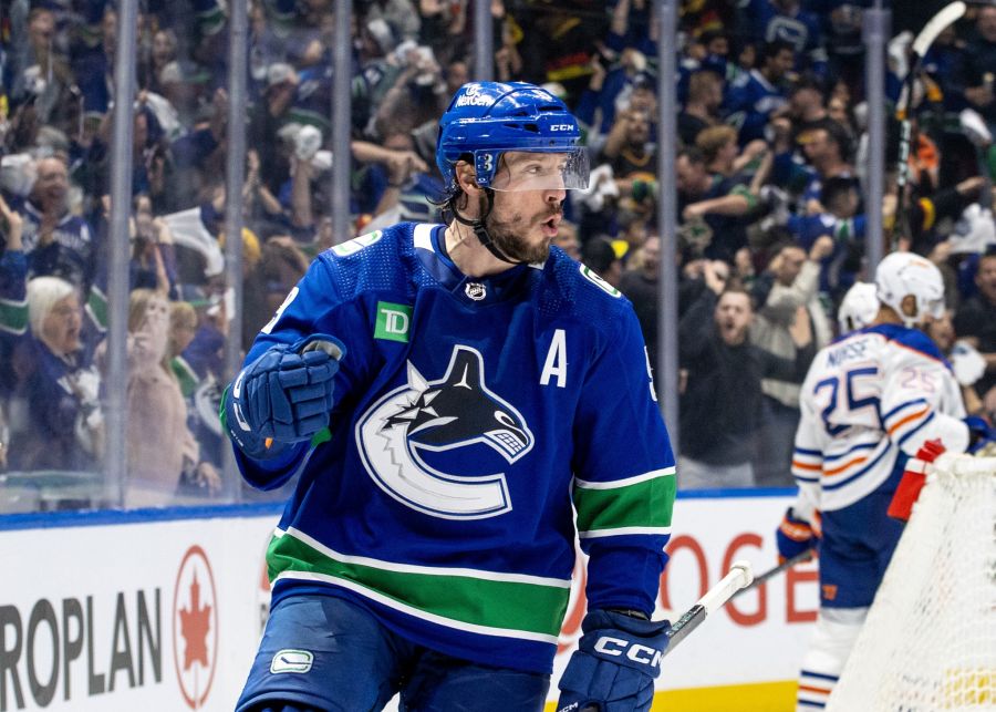 <who>Photo Credit: Getty Images</who>JT Miller during happier times in Vancouver.