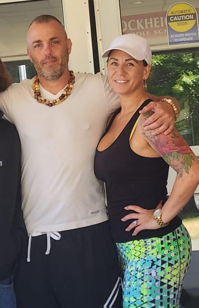 <who>Photo Credit: Mylie Andre Barron/Facebook</who>Mylie Barron and Jessica Cunningham together in a photo posted to Barron's Facebook profile.