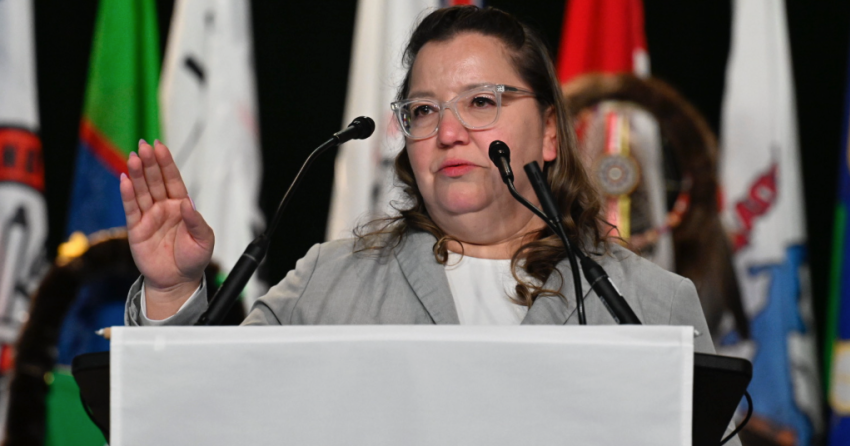 <who> Photo credit: AFN </who> Chief Nepinak.