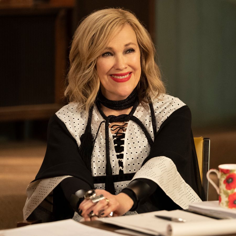 <who>Photo Credit: Schitt's Creek/Facebook</who>Catherine O'Hara as Moira Rose on Schitt's Creek.