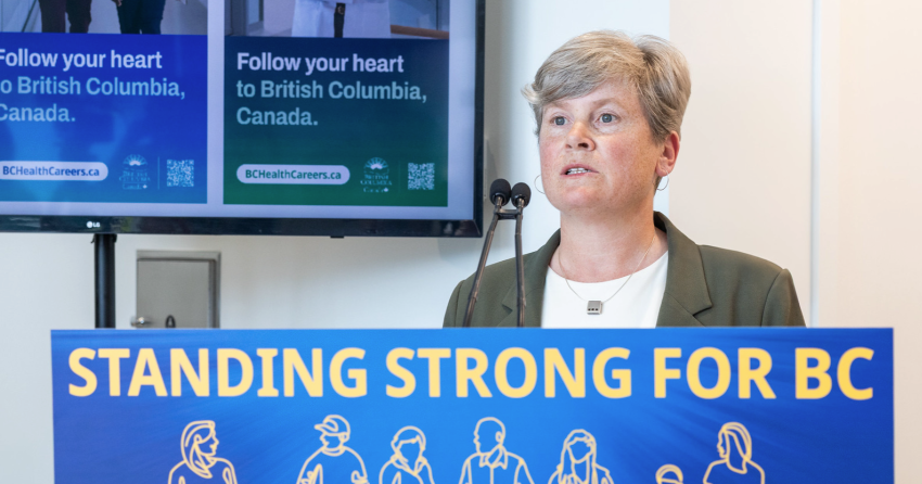 <who> Photo credit: BC Government </who> Josie Osborne.