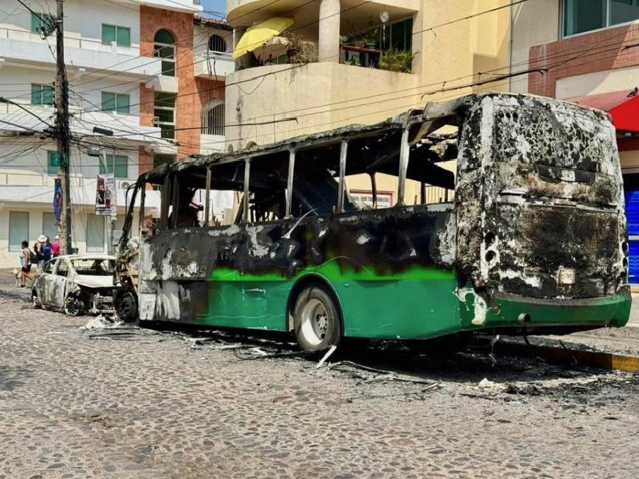 </who>Another burned out bus.
