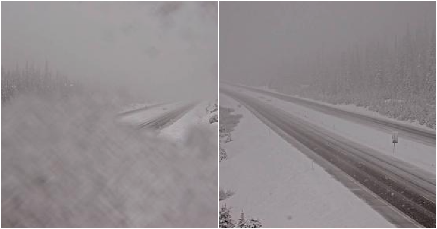 <who> Photo credit: DriveBC </who> The Okanagan Connector.