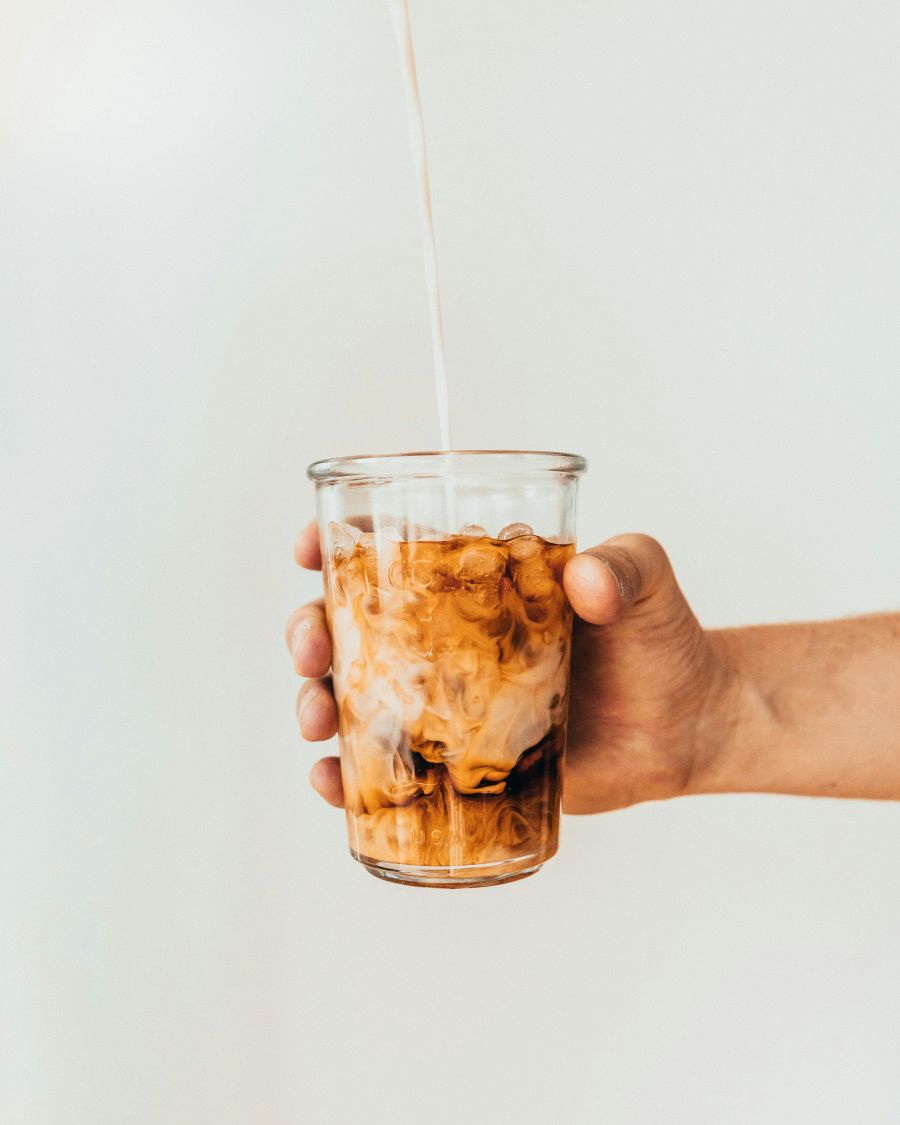 <who>Photo credit: Tavis Beck and Victor Rutka on Unsplash</who>Are you team 'iced vanilla latte,' above, or team 'frappuccino,' below?