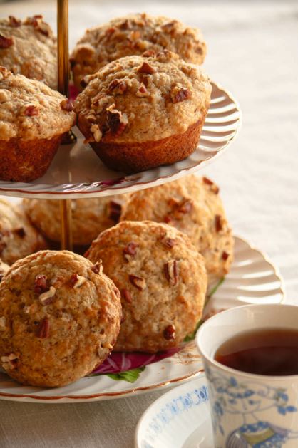 <who>Photo credit: The Davison Orchards Cookbook</who>Toasty pear muffins.