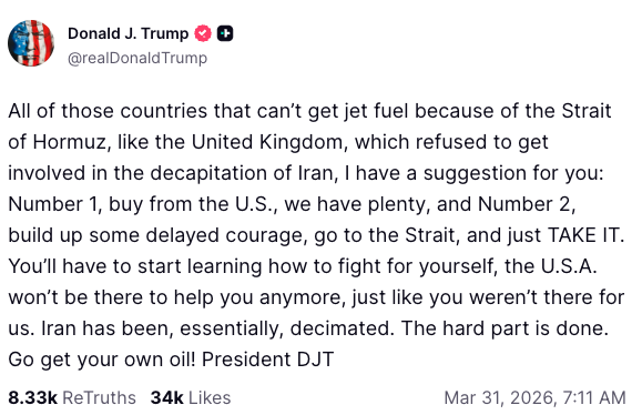 </who> Photo credit: Truth Social