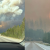 Coquihalla wildfire: Highway still closed, hot weather expected to increase fire's size