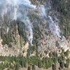 <span style="font-weight:bold;">UPDATE:</span> Wildfire beside Hwy 1 near Hell's Gate now held at 53 hectares