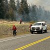 Hwy 97 reopens through Clinton after closing on July 24 due to destructive wildfire