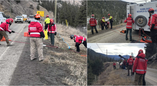 Driver found dead after car crashes into icy water in BC Interior